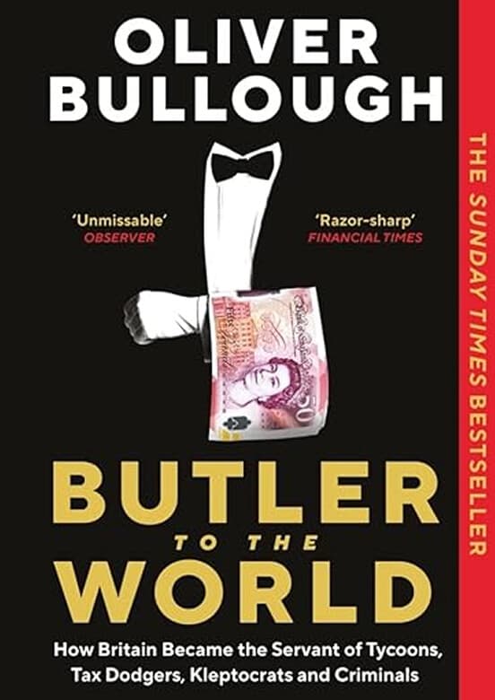 Butler to the World book cover discussing Britain's financial influence and global role.