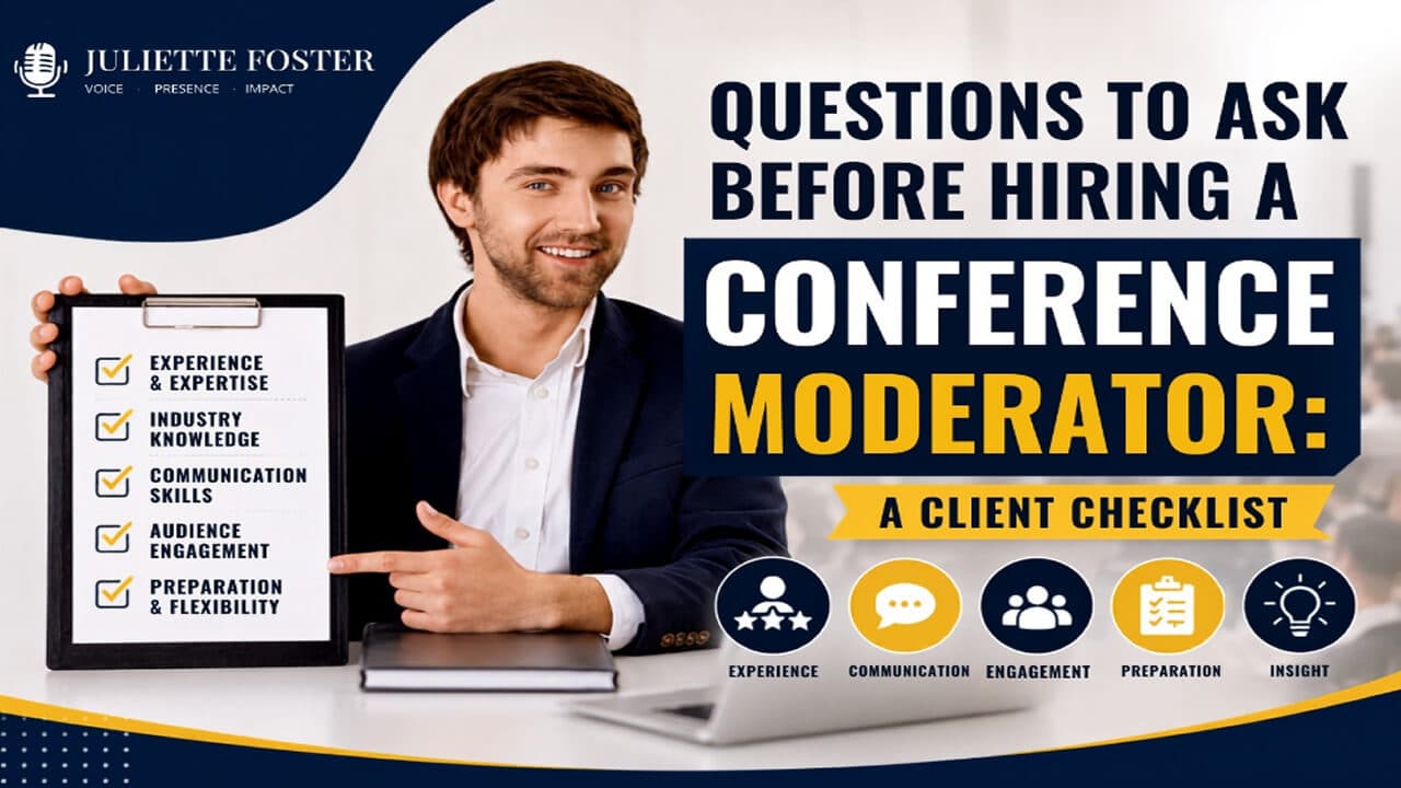 Conference Moderator: A Client Checklist