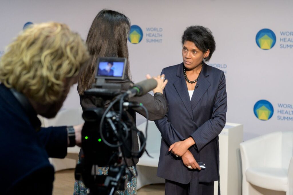 Juliette Foster interview at world health summit