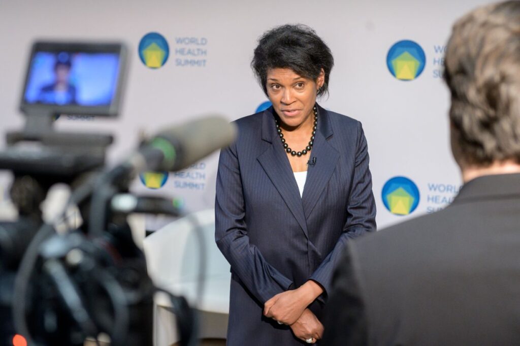 Juliette Foster interview at world health summit