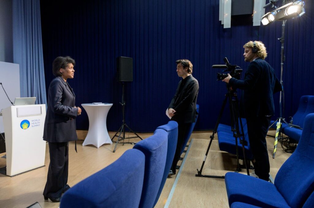 Juliette Foster at world health summit